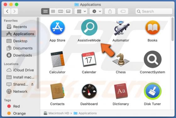 AssistiveMode Adware (Mac)