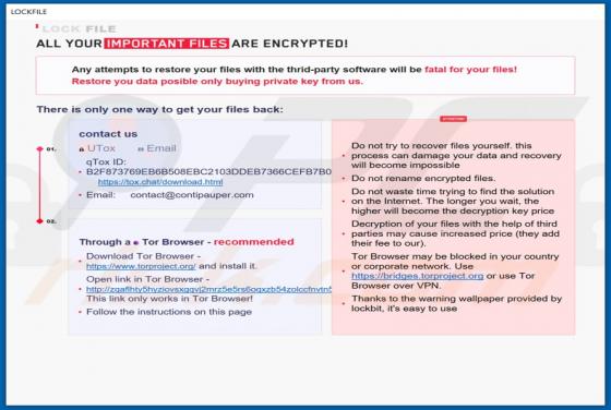 LockFile Ransomware