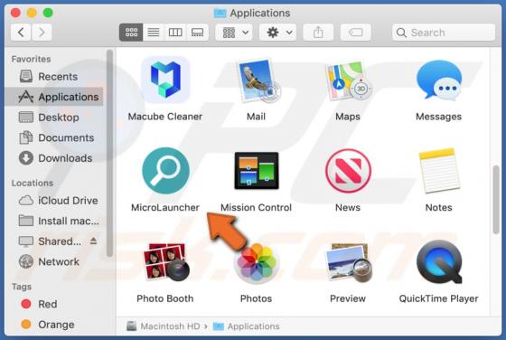 MicroLauncher Adware (Mac)