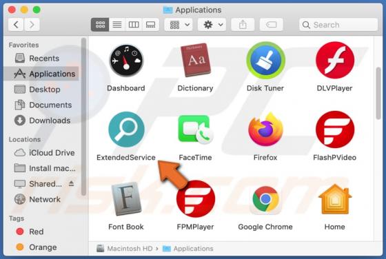 ExtendedService Adware (Mac)