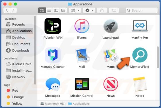 MemoryField Adware (Mac)