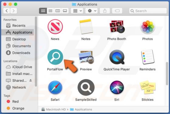 PortalFlow Adware (Mac)