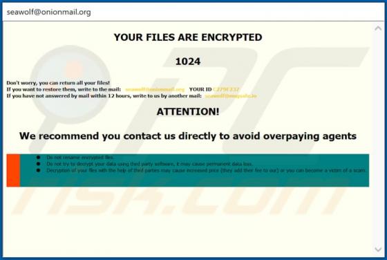 WOLF Ransomware