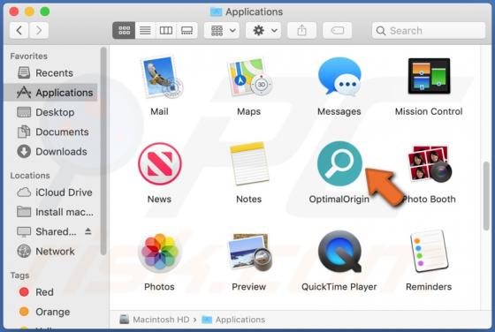 OptimalOrigin Adware (Mac)