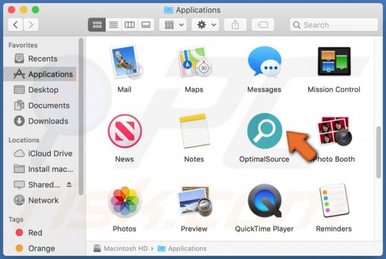 OptimalSource Adware (Mac)