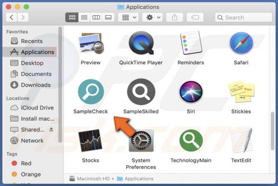 SampleCheck Adware (Mac)