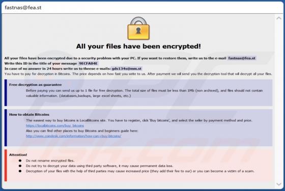 NaS Ransomware