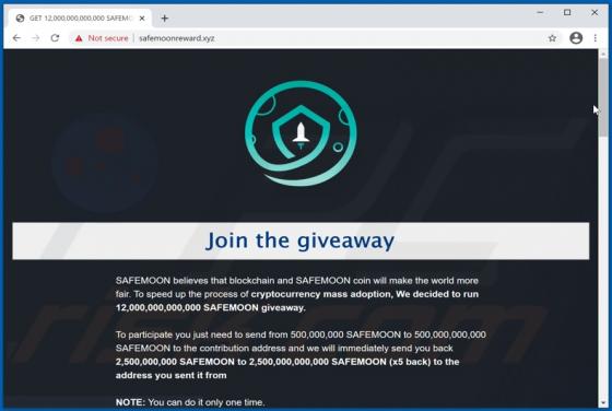 SAFEMOON Giveaway Truffa