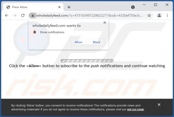 Wholedailyfeed.com Ads
