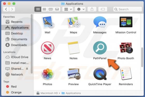 PathPanel Adware (Mac)