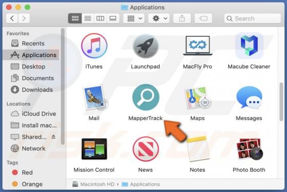 MapperTrack Adware (Mac)