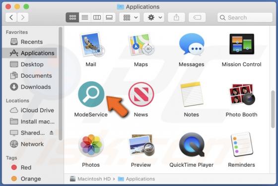 ModeService Adware (Mac)
