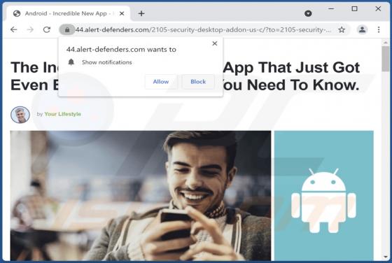 Alert-defenders.com Ads