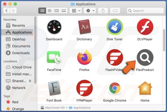 FlexProduct Adware (Mac)