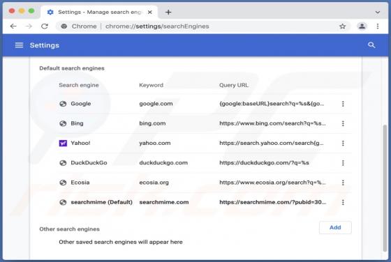 Searchmime.com Redirect (Mac)