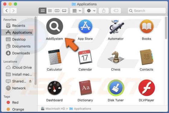 AddSystem Adware (Mac)