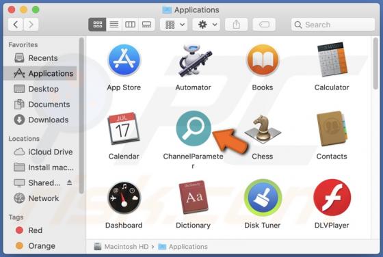 ChannelParameter Adware (Mac)
