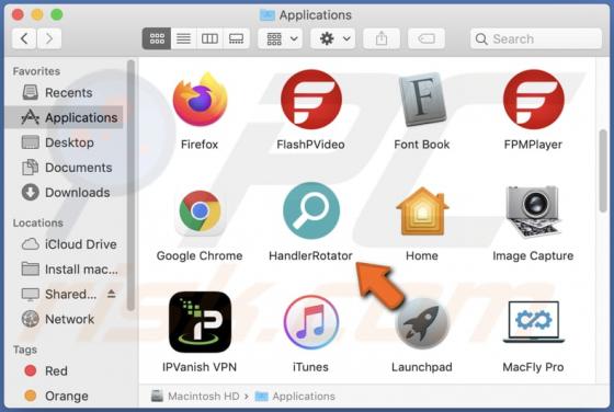 HandlerRotator Adware (Mac)