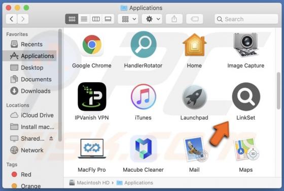 LinkSet Adware (Mac)