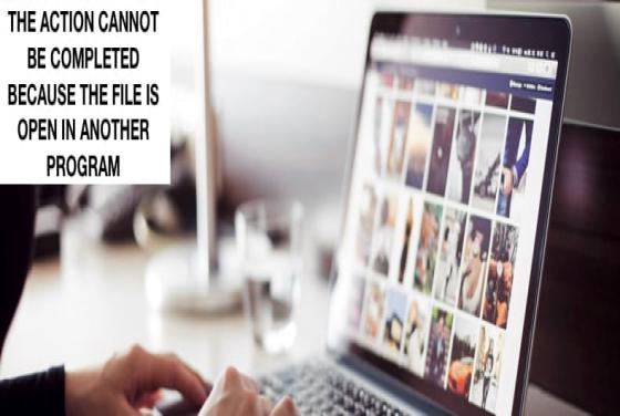 Risolvi "L'azione non può essere completata perché il file è aperto in un altro programma"