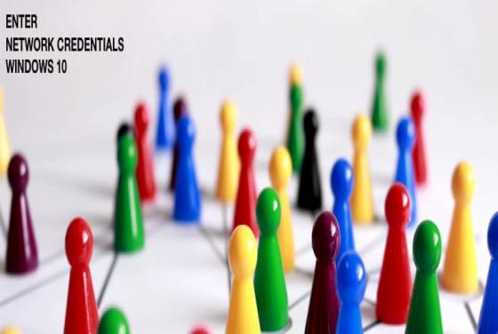 Inserisci le credenziali di rete su Windows 10 - Correzione errore