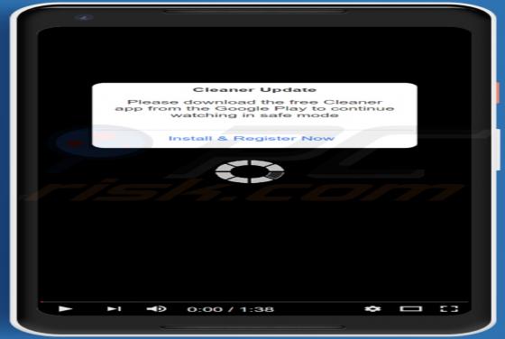 Cleaner Update POP-UP Truffa (Android)
