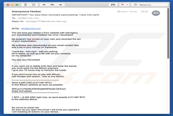 The Last Time You Visited A Porn Website Email Truffa