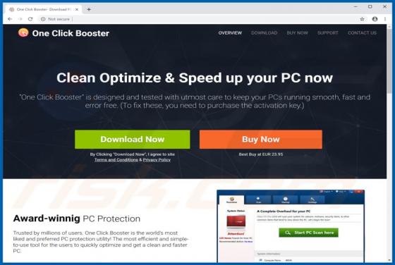 One Click Booster App Indesiderata