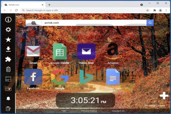 Favtab.com Browser Hijacker