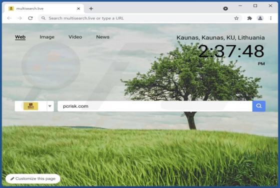 Multisearch.live Browser Hijacker
