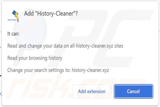 History-Cleaner Browser Hijacker