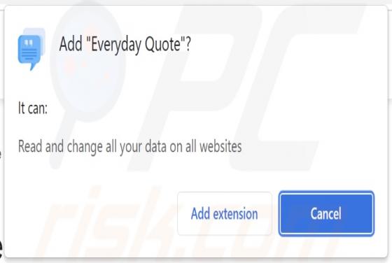 Everyday Quote Adware