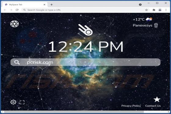 MySpace Tab Browser Hijacker