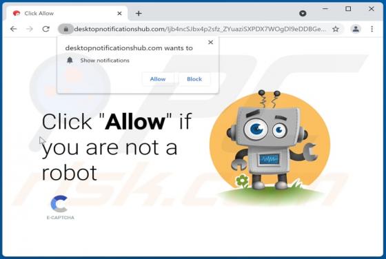 Desktopnotificationshub.com Annunci
