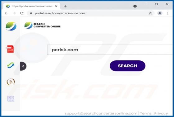 SearchConvertersOnline Browser Hijacker