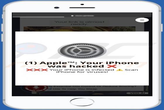 Your iPhone Was Hacked POP-UP Truffa (Mac)