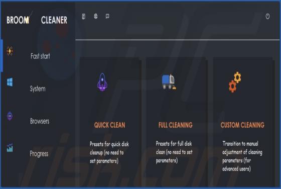 Broom Cleaner applicazione indesiderata