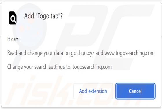 Togo Tab Browser Hijacker