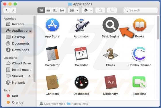 BasicEngine Adware (Mac)