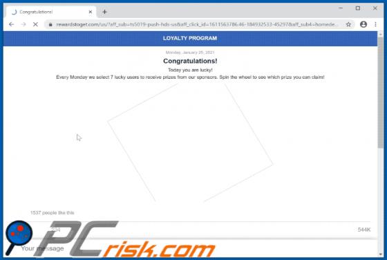 Spin The Wheel POP-UP Truffa