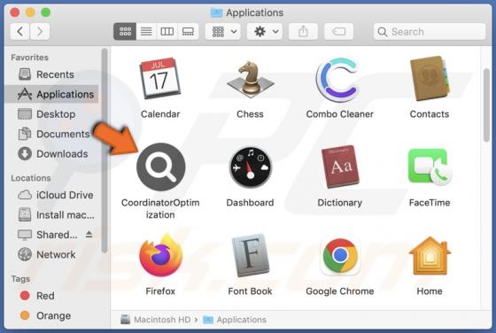 CoordinatorOptimization Adware (Mac)