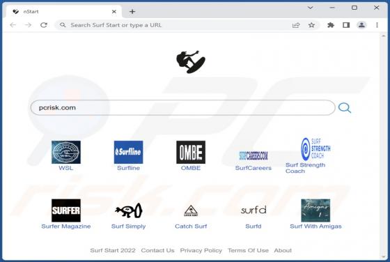Surf Start Browser Hijacker