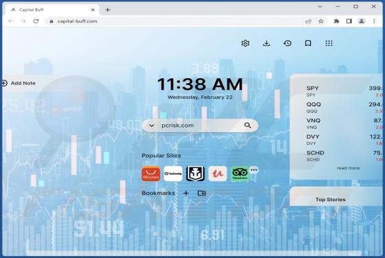 Capital Buff Browser Hijacker