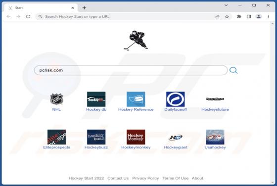 Hockey Start Browser Hijacker