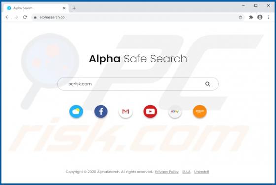 Alpha Search Browser Hijacker