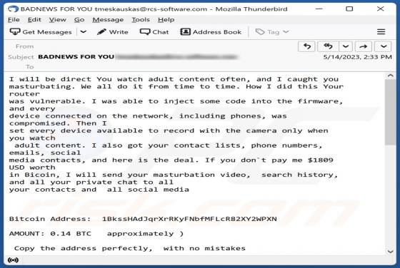 I Will Be Direct You Watch Adult Content Email Truffa