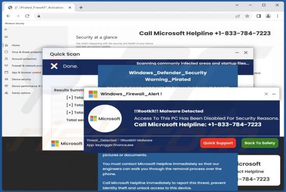 !!Rootkit!! Malware Detected POP-UP Truffa