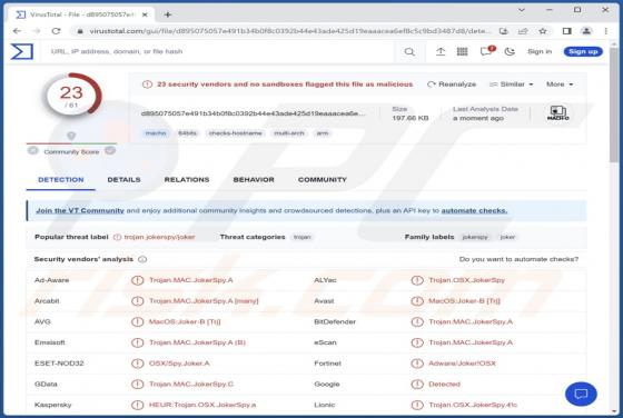 JokerSpy Malware (Mac)