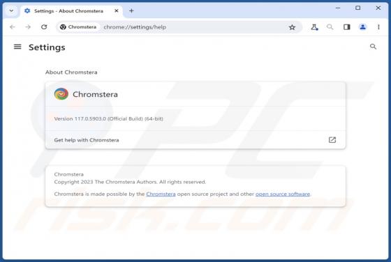 Chromstera App Indesiderata
