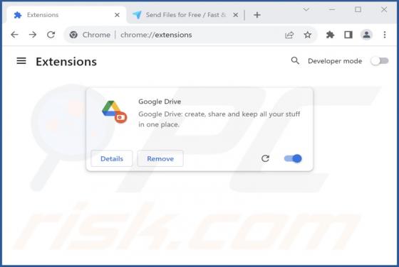 Falsa Estensione Google Drive